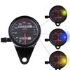 LED Backlight Dual Odometer Gauge Black Digital Display Speedometer Speedometer Gauge  Motorcycles
