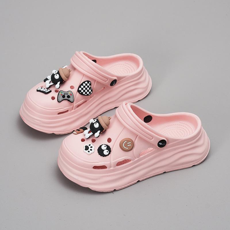 Cartoon soft bottom heightening slippers new