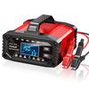 12/24V 15A Smart Battery Charger 10- Stage Charger Protect for LiFePo4 Wet Deep-Cycle Battery Usage