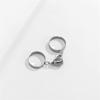 Lover Female Wedding Fashion Jewelry Iron Finger Ring Set Couple Open Ring Magnetic Heart Ring Korean Style Ring