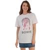 David Bowie Girls Aladdin Sane Leopard Print Cotton T-Shirt