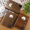 Premium Wooden Notebook Gift Set: Customizable Journal with Logo for Business Souvenir