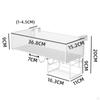 Bedside Hanging Wire Basket Flower Pots Rack Multifunctional Decorative Railing Shelf for