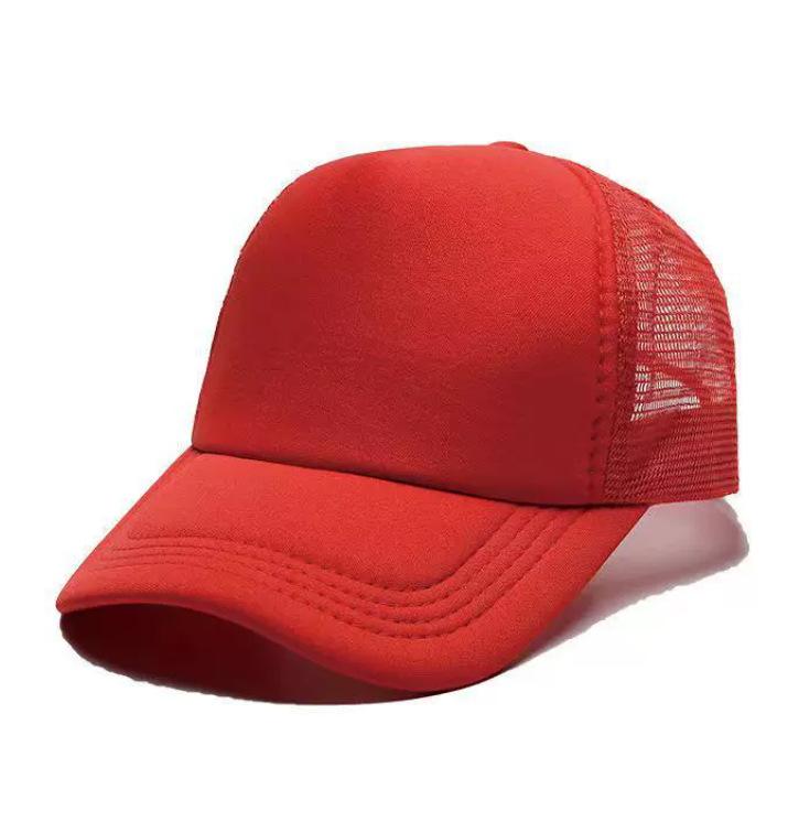 Wholeasle Custom Logo Baseball Caps For Men Women Summer Half Mesh Sponge Breathable Advertising Hat Boys Girls Outdoor Sunshade