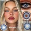 FUNSACHY 1 Pair Natural Brown Contact Lenses for Eyes Beautiful Pupils for Makeup Cosmetics Brown Color Lenses Gray Softlens