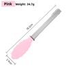 Silicone Salad Cooking Tongs with Stainless Steel Handle BBQ Kitchen Utensils
