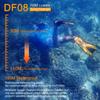 SecurityIng DF08 Scuba Diving Flashlight 1050LM Underwater 150m Deep Waterproof Torch Light with 9 Degree Beam Angle