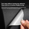 Leather Carbon Fibre Car Door Anti Kick Mats Threshold Strip Protector Trims Stickers For Ford Mustang 2015-2024 Accessories