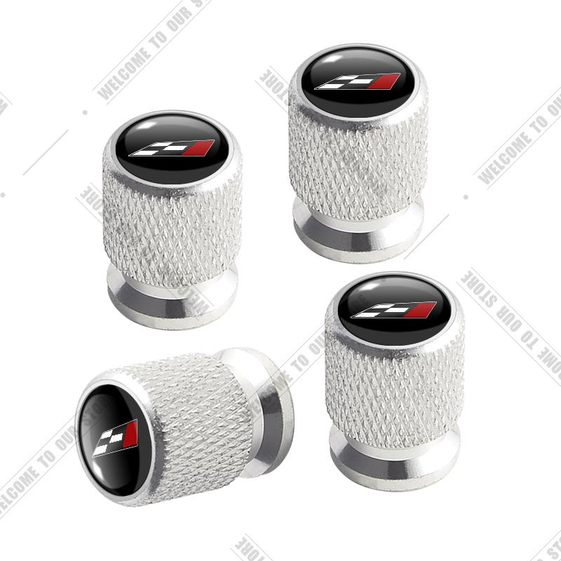 Auto CNC Aluminium Rennflagge Emblem Für Seat Leon Ateca Ibiza Toledo Cordoba Born Cupra 4 Stück Reifenventil Luftanschluss Ventilschaftkappen