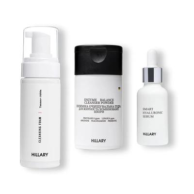 Set Enzyme Cleansing and Moisturizing for Oily Skin + Foam