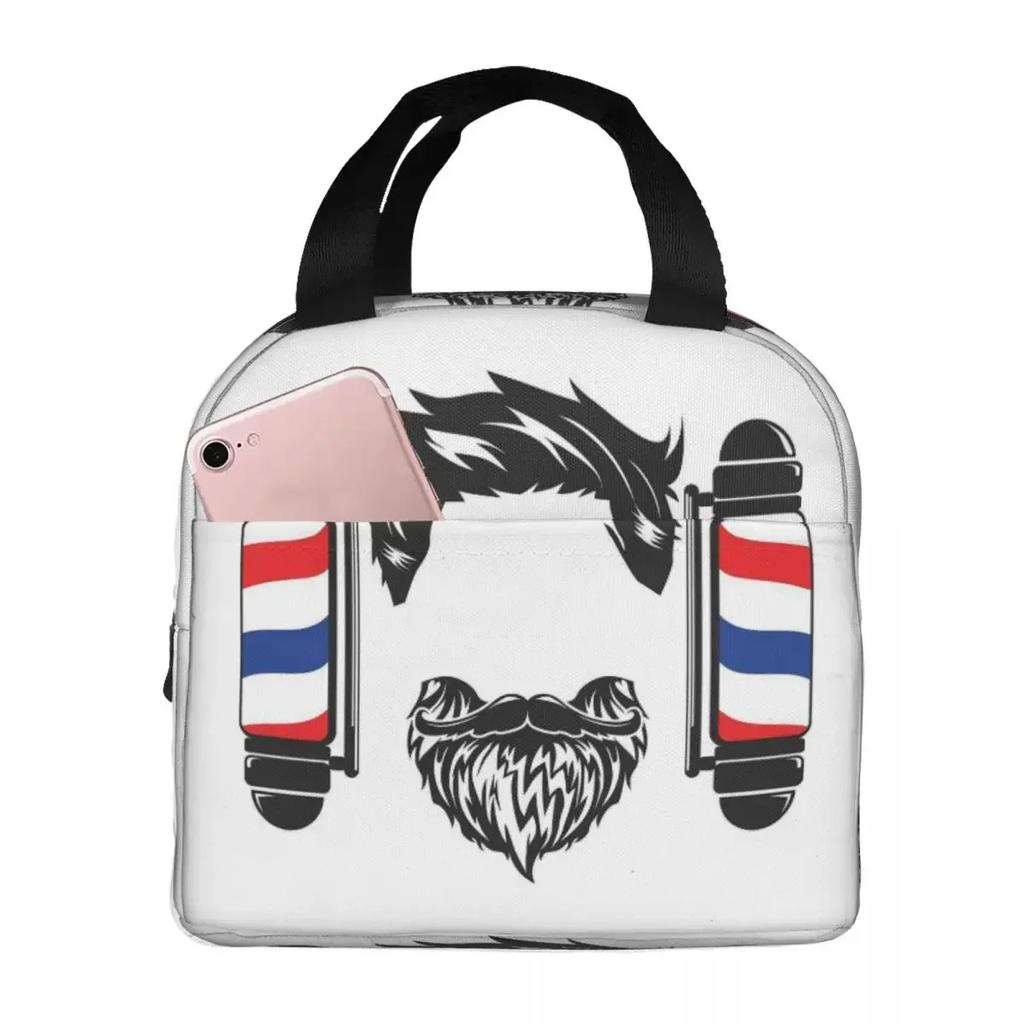 I'm A Barber Hairdresser Insulated Lunch Bag for Women Children Portable Food Boxes Thermal Lunch Box Tote