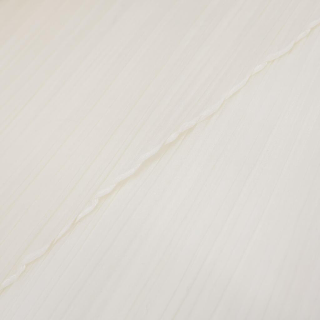 BOSS Ivory sheer pleated belted sleeveless one-piece dress 44 off whiteUsed