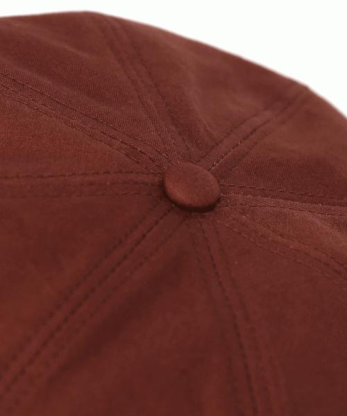 Eondeokeonteulolseutyudio Cotton Hunting Cap Castro Beret / Seed Bio / Sunset Red