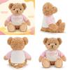 Sweatshirt Letter Fashionable Teddy Bear Cute Plush Toy Doll Gift Children For