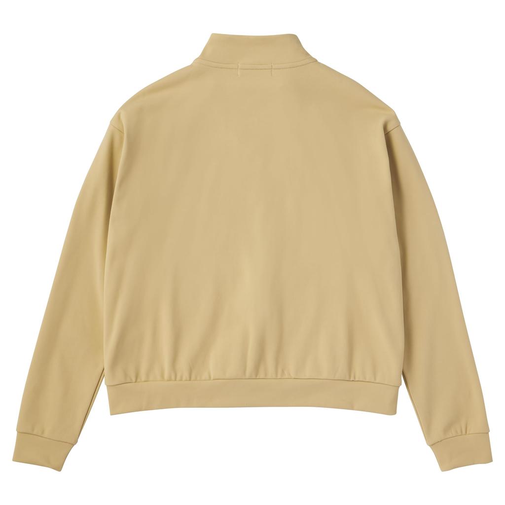 Le Coq Sportif Dámský top s polovičním zipem Golf Stretch Forcer Midlayer LG4FSW00L, vodoodpudivý, béžový,