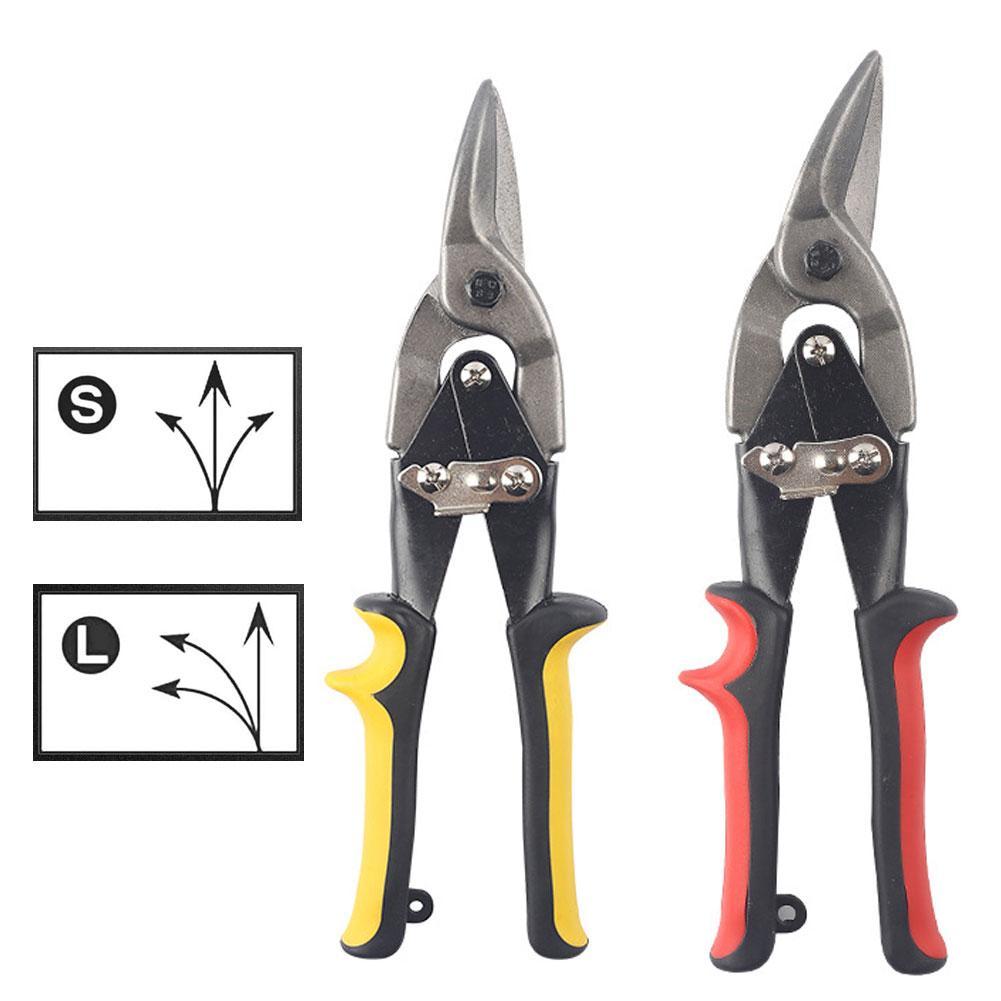 Aviation Scissor Tin Snips Multifunctional Metal Sheet Cutting Cutter Straight Industrial Professional Hand Tool жёлтый