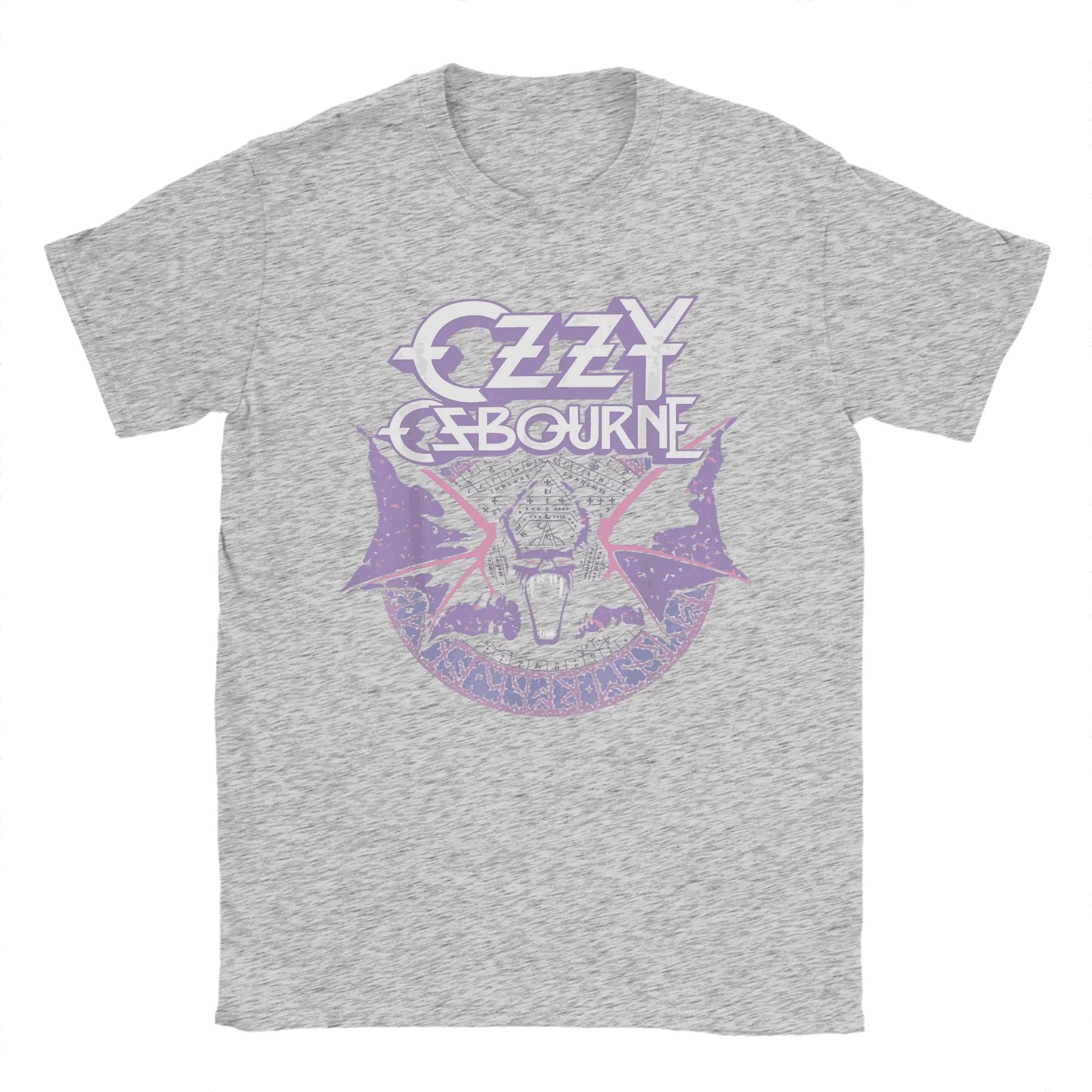 

Heavy Metal Rock Ozzy Osbourne Pastel Bat Album Poster Graphic Print T-Shirt Men Women O-Neck Cotton Short Sleeve Summer New Tee Casual Oversized Top XXXL слонова кістка