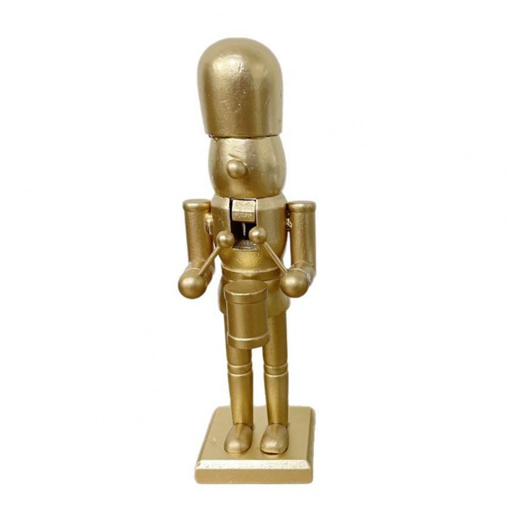 Christmas Nutcracker Ornament Classic Nutcracker Decor Christmas Nutcracker Figurine Holiday Party Decoration Soldier Ornament золотистый