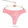 Low Waist Mesh Sheer Lace Thong Underpants Transparent Mesh Briefs Women Hollow Intimate Romantic T Panties Valentine's Day