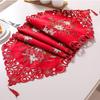 24TE Christmas Table Runners Dresser Scarves Unique Embroidery Design Excellent Gift