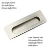 With Screws Cabinet Handle Zinc Alloy Slotted Recessed Handle 1 Pc Concealed Handle Convenient For Furniture Practical
