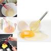 Factory Custom Stainless Steel 304 Egg Beater Cream Whisk Mixer 10 Inch Yellow Silicone