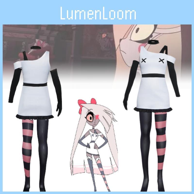 Vaggie Hell's Hotel Cosplay Costume For Women Soft Nini Fabric Evil Boss Vaggie