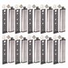 10Pcs Cabinet Door Push Latch Magnetic Stainless Steel Cupboard Rebounder Touch Latches Kitchen