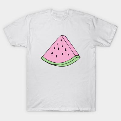 T Shirt Women Cute Watermelon Colorful Design Watermelon Lovers Harajuku Print Kawaii Tshirt Summer Short Sleeve Female T-Shirt Top Tee