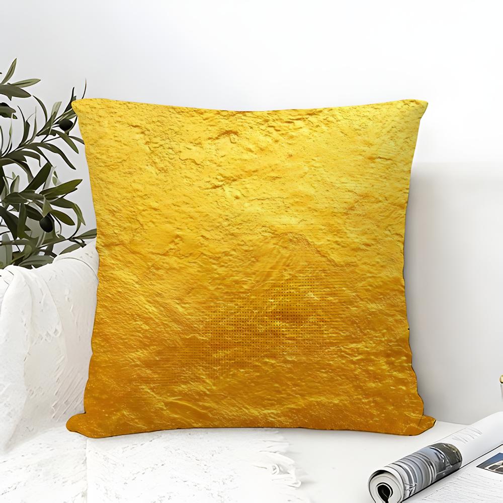 Luxury Premium Gold Foil Texture Pillow Case linen pillow case sofa home decor cushion cover cushion cove