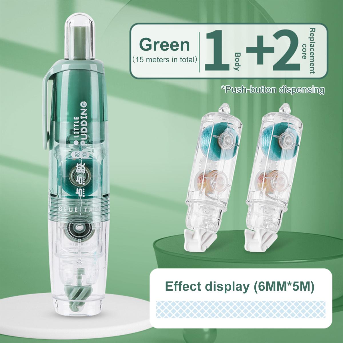 

12 шт./набор прозрачных точек дозирования двухсторонний скотч сменные стержни руководство точка клей канцелярские принадлежности для школы офисные принадлежности