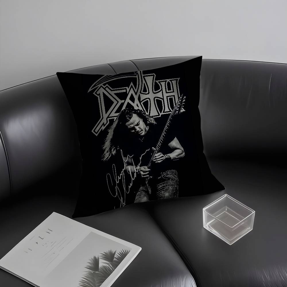 Rock Band-D-deaths Pillow Case  Plush Fabric Soft  Pillowcase Double Sided Print Cushion Cover Household Gifts