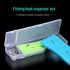 Fishing Gear Organizer: Compact Box with Foam Shaft for Hooks and Lines