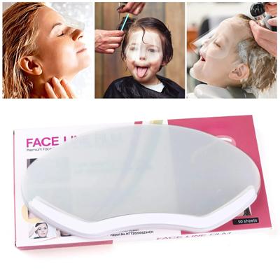 50PCS Makeup Shower Face Shields Visors Disposable For Hairspray Salon Supplies Hairdressing Tools
