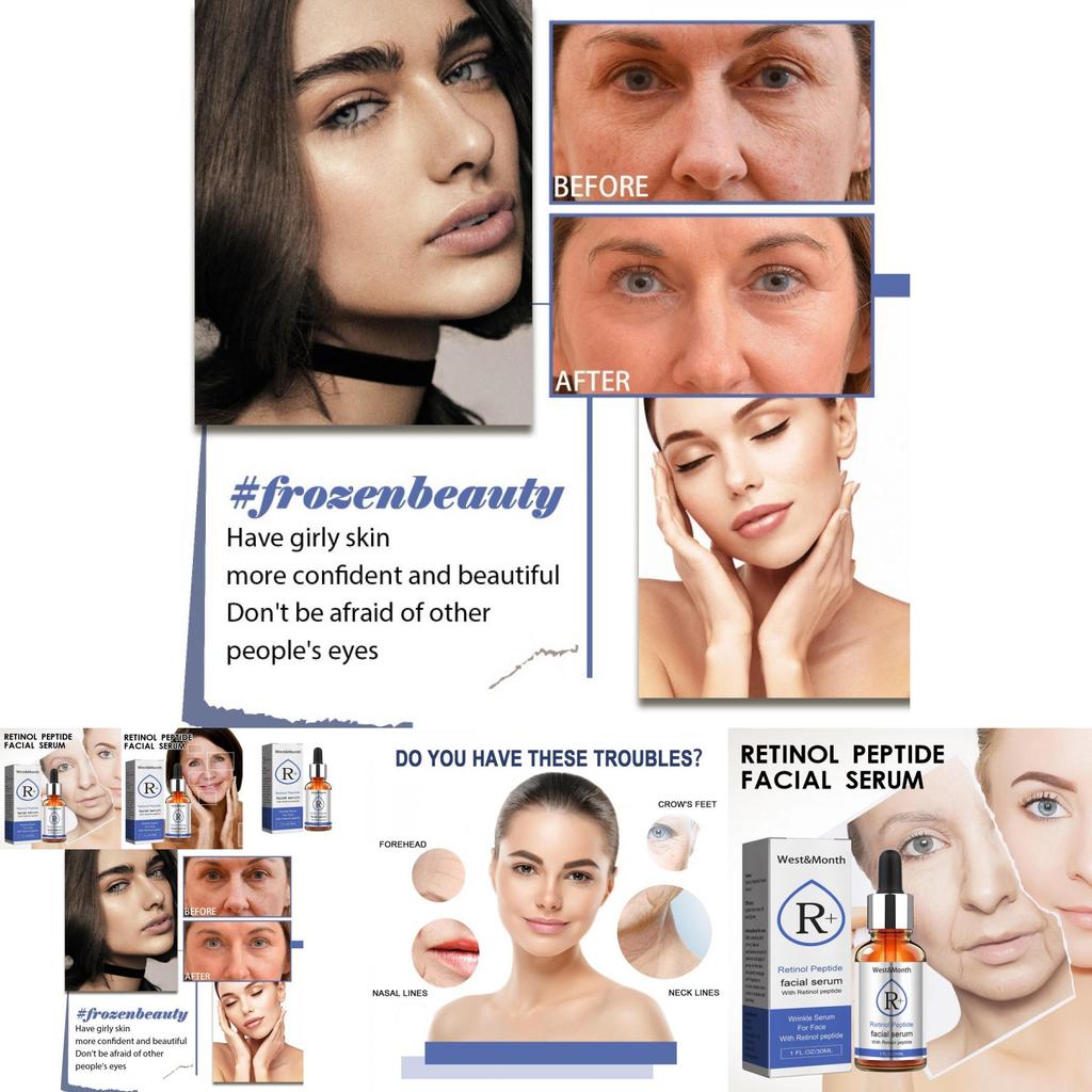 West Month Retinol Facial Serum For Brightening Hydration And Firming Skin 30ml