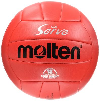 Molten Voleibol Saque Suave Leve Tamanho 4 Bola, Vermelho, EV4R