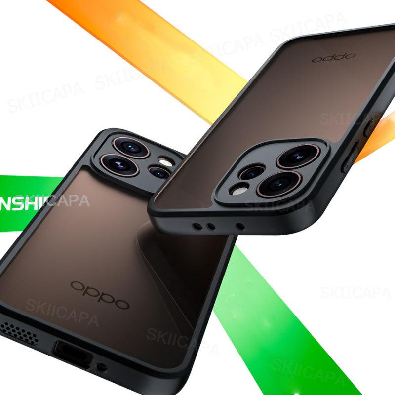 Magsafe Darbeye Dayanıklı Akrilik Telefon Kılıfı OPPO Reno 15 için Manyetik Sert Tampon Mat Kapak Kabuk OPPO Reno 15 Pro için