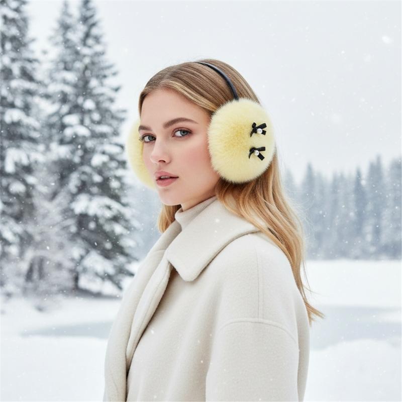 Fashionable Fleece Ear Covers Cold Weather Protections Lightweight Ear Warmers For Men Women Winter Accessories