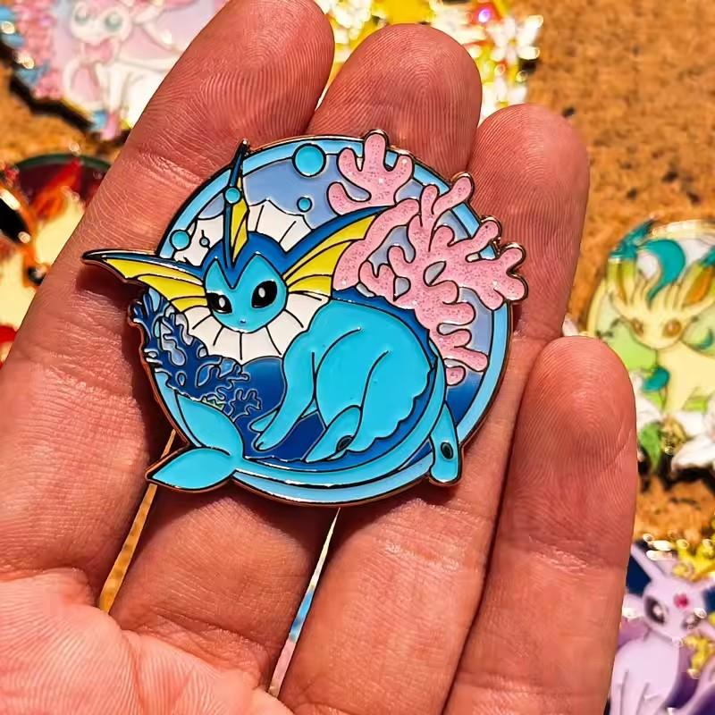 Pokemon Hard Enamel Pins Cute Anime Games Lapel Pins Women Men Brooch for Clothes Cute Badge Metal Jewelry Accessories Fans Gift