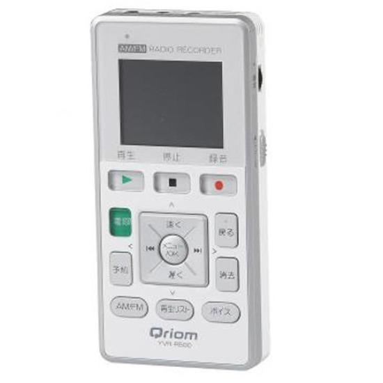 

Qriom Radio Voice Recorder White YVR-R500(W)