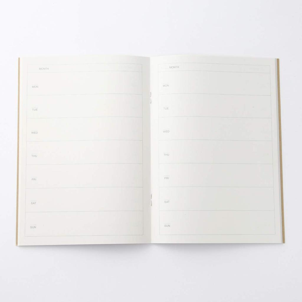 MUJI Weekly Planner A5 Size
