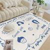 Imitation Cashmere Living Room Carpet Bedroom Bedside Blanket Household Room Floor Mat Thickened Sofa Tea Table Mat