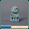 Cute Maitreya Blue Sandstone Ornaments Buddha Statues Garden Mini Ornament Japanese Home Decoration Crafts Figurines & Miniature