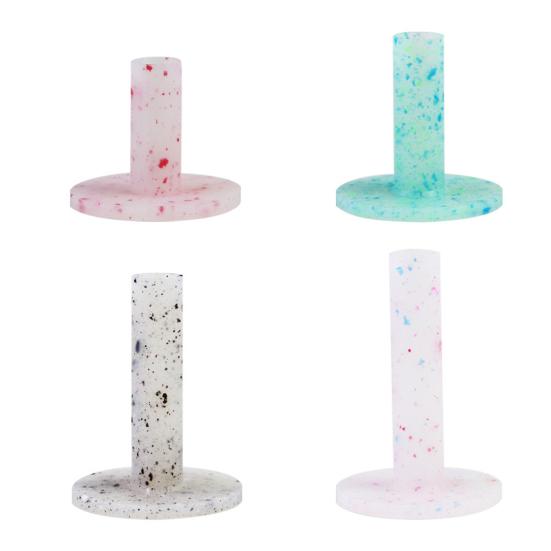 Rubber Golf Tees Wear Resistant Unique Texture Compact Size Premium Indoor Outdoor Practice