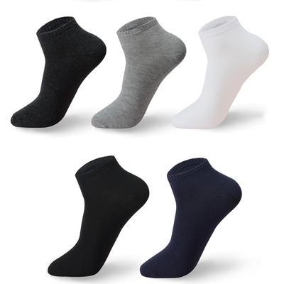 Alta Calidad 10 Pares/lote Calcetines Hombre Talla Grande 42,43,44,45,46,47,48 Casual Transpirables Moda Negro Blanco Masculino Calcetines de Algodón cortos