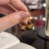 Natural Kynam Agarwood Earrings and Ear Pendants, Suitable for Live Stream Room.