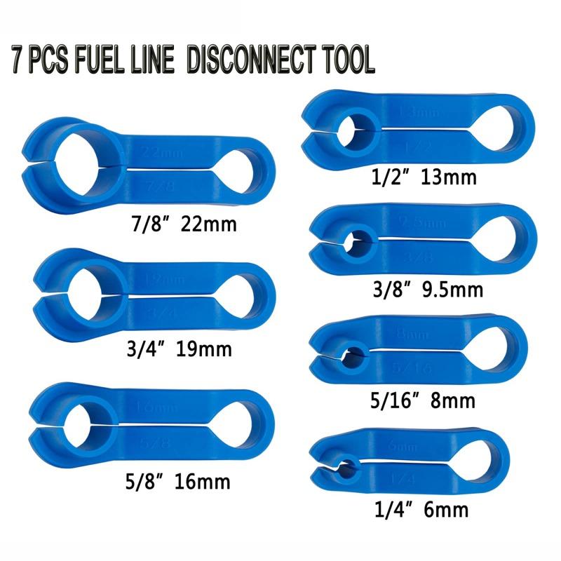 Car AC Line Disconnect Tool Set Auto Fuel Line Quick Removal Tool Fuel Line Disconnect Fuel Line Angled Disconnect Tools
