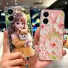 For Xiaomi Poco C65 C 55 C 65 PocoM6 Pro 4G Phone Cover Pretty Girl Cartoons Case Silicone Soft Transparent Bumper Shells 2025