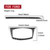 For Ford Fusion 2013- Real Carbon Fiber Stickers Headlight Switch Control Panel Frame Car Accessories Interior Decorative