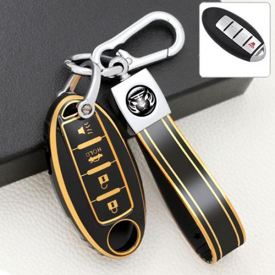 TPU Car Remote Key Case Cover Fob Shell Holder For Nissan Altima Maxima Infiniti